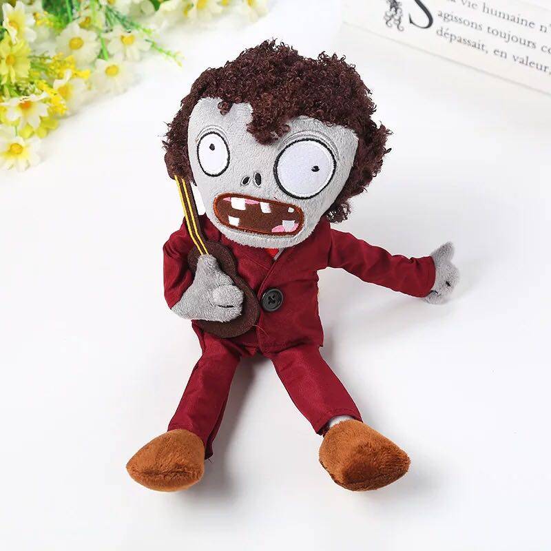 2020店长推荐热卖僵尸玩具植物大战公仔火爆辣椒毛绒玩具新年小提琴