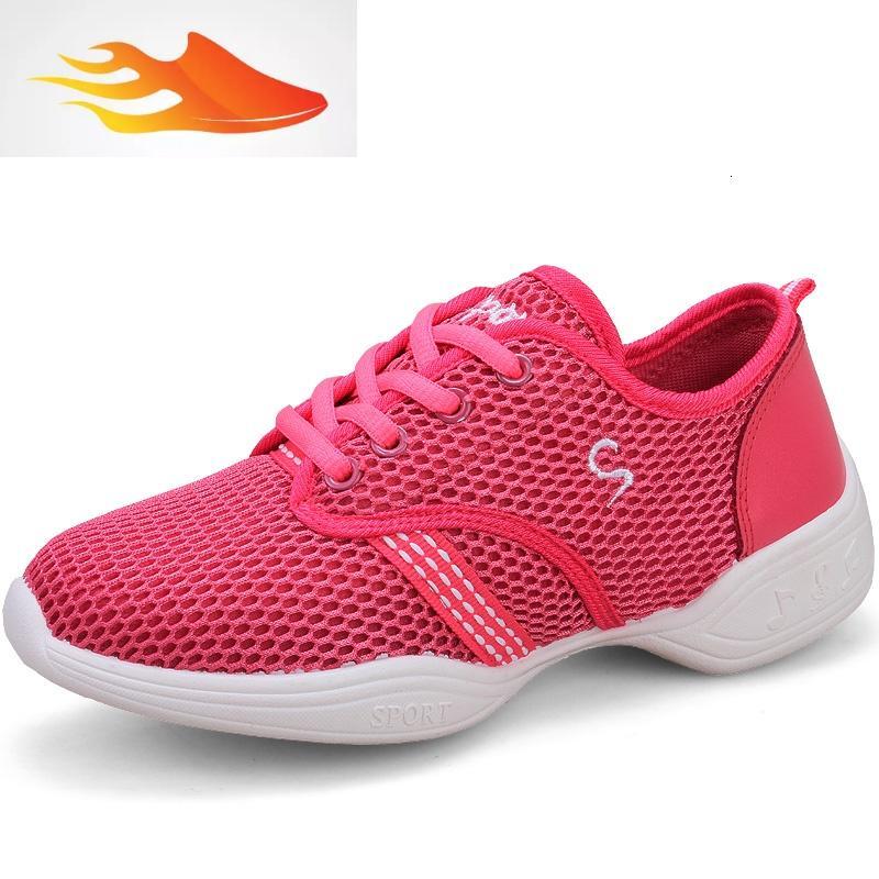 fishbasket夏季舞蹈鞋女式大妈广场舞跳舞鞋面软底健身跳休闲鞋