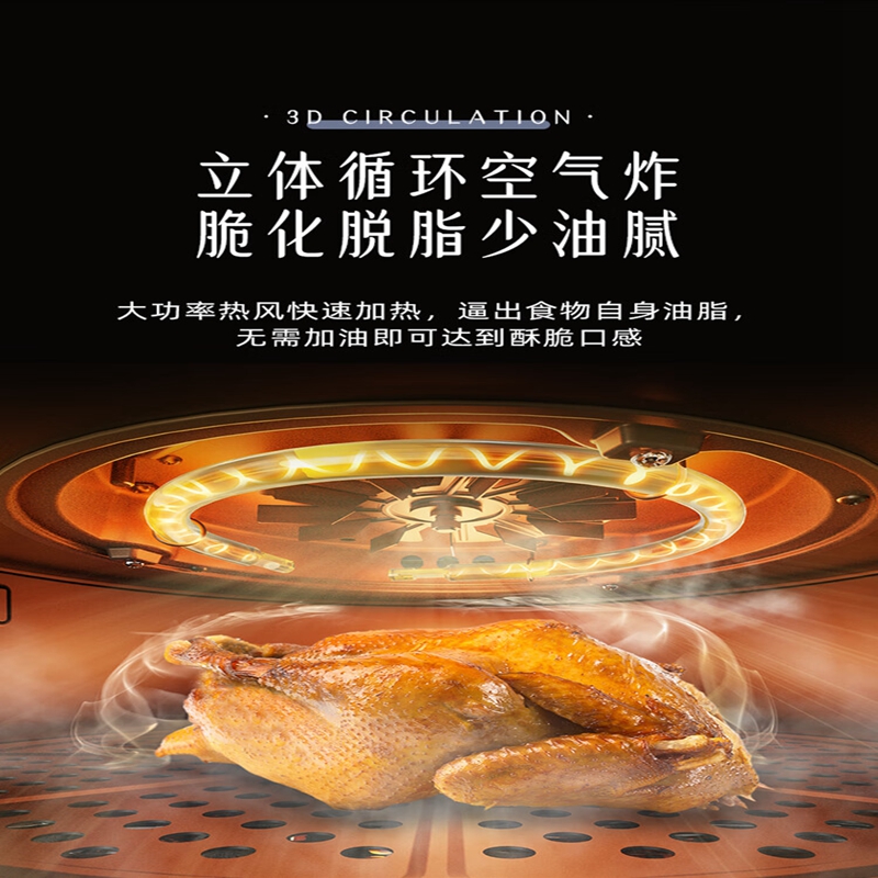 小熊(bear)可视空气炸锅-QZG-E12Z6高清大图