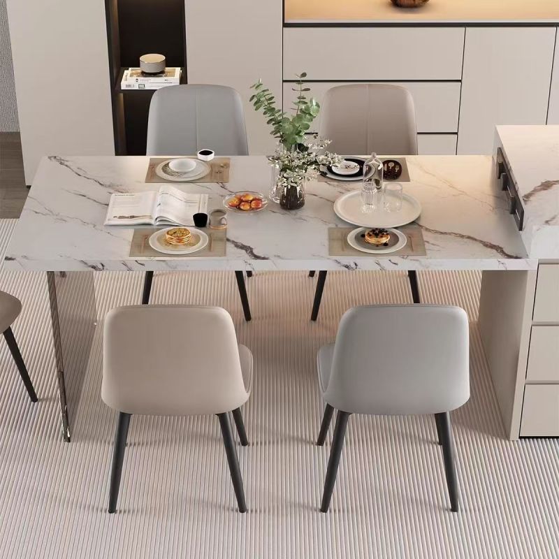 定制芮锦轩鸣升意式轻奢极简靠背简约现代餐桌椅高清大图