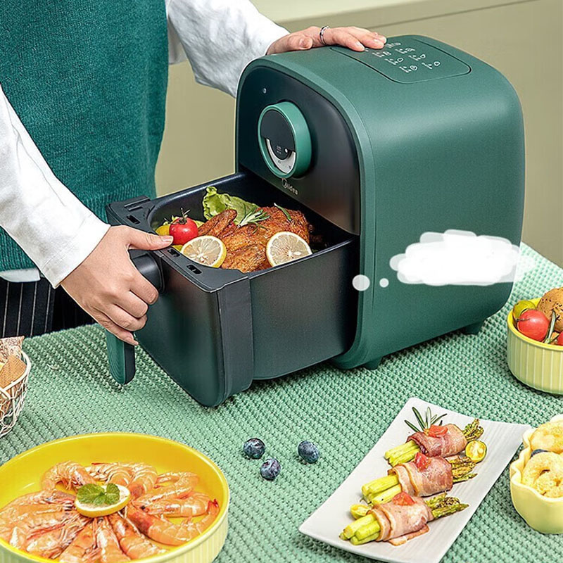 美的(Midea) 家用新款智能多功能空气炸锅4.5L KZC4501G高清大图