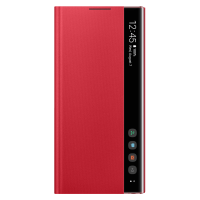 SAMSUNG/三星Galaxy Note10手机壳原装镜面保护套 note10+5G手机套镜面智能休眠翻盖全包防摔皮套