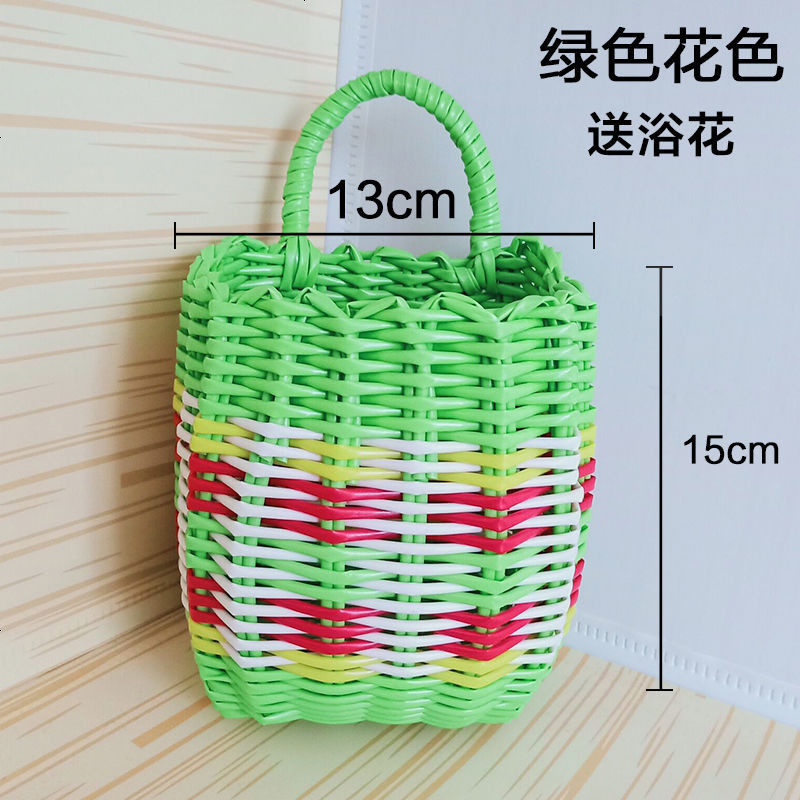 脏字篓装喽塑料脏衣篮大号洗衣篮脏收纳筐脏衣桶收衣服框家用软塑 满58送(小挂篮)单买9.4元 彩虹花色