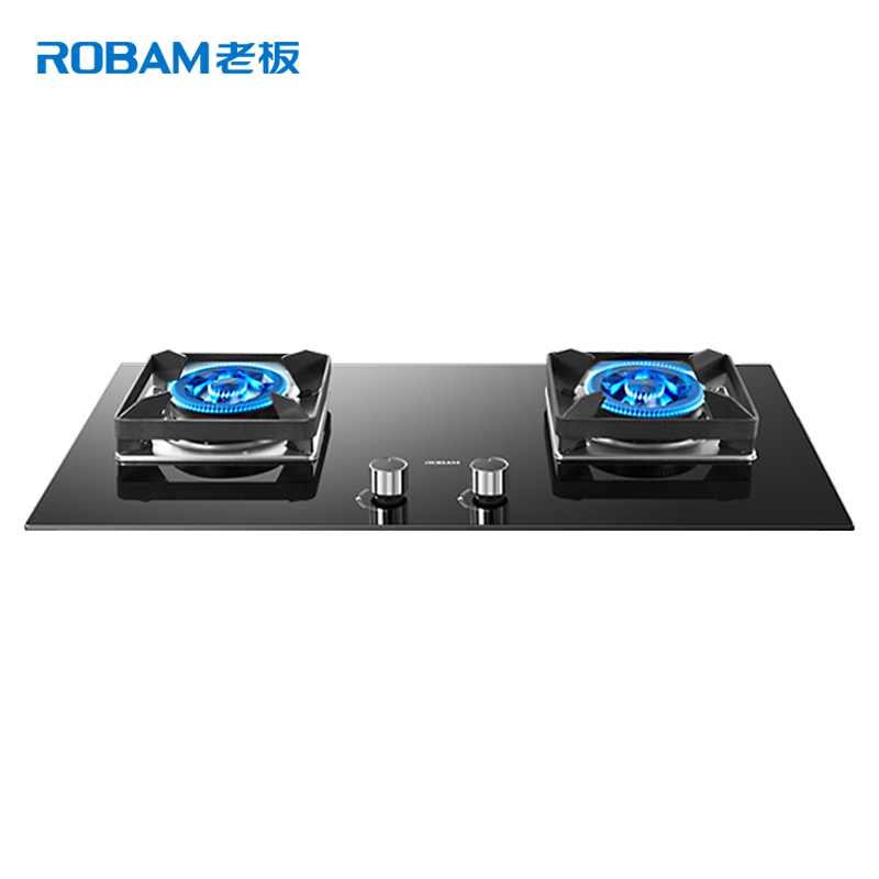 老板(ROBAM) 36B1 燃气灶具 煤气灶 嵌入式 防爆钢化玻璃面板 天然气/液化气