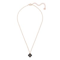 施华洛世奇(SWAROVSKI)双面双色四叶草水晶项链 人造水晶 送恋人 玫瑰金色链5420246