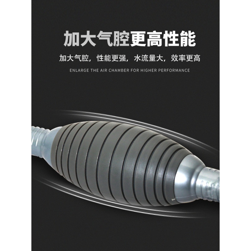 鱼缸换水器吸便器洗沙吸粪虹吸管手动抽水泵清洁工具电动洗沙高清大图