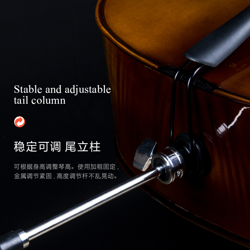 CHRISTINA儿童初学者专业级手工演奏级大学生成人大提琴乐器C04