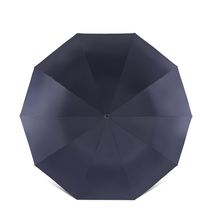 天堂伞 33212E加大加固碰击布三折双人商务晴雨伞高清大图