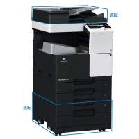 柯尼卡美能达（KONICA MINOLTA）bizhub287复合机 数码复印机 A3打印 复印一体机 双面送稿器配置