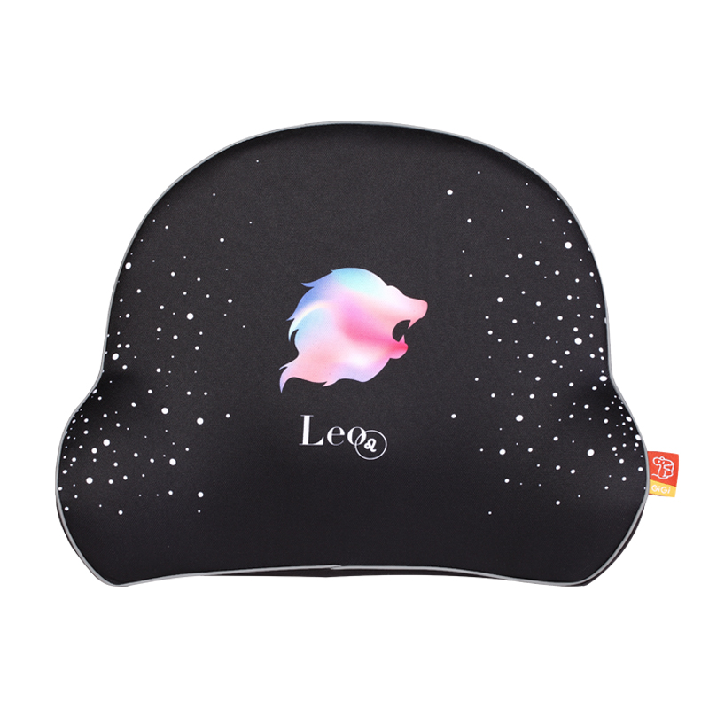 GiGi汽车腰靠 腰枕 竹炭记忆棉车用办公用背靠垫 腰靠枕GC-62狮子座高清大图