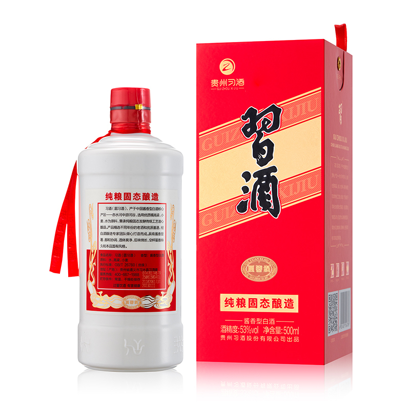 [习酒直营]圆习酒500ml单瓶装53度酱香型官方旗舰店正品保证纯粮酿造宴请
