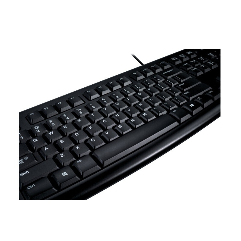 罗技(Logitech)K120有线键盘 颜色:黑色 2个/件