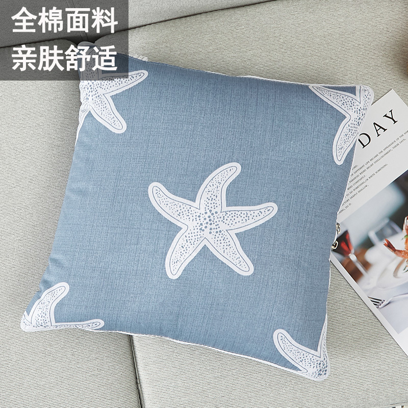 抱枕/腰靠-北欧全棉抱枕被子两用可折叠纯棉枕腰枕垫