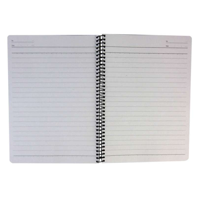 得力(Deli) 软抄本7682 软抄本/笔记本/日记本/记事本 A5 螺旋装订 50页/本 12本装