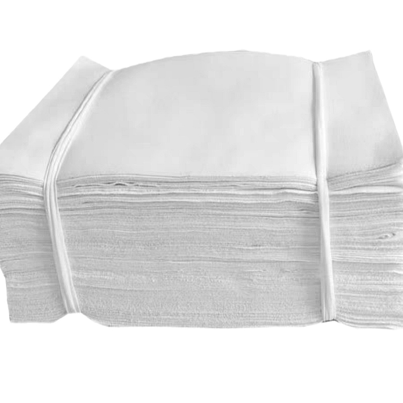 依诺九吉 擦机布白色工业抹布清洁布 40*60cm 千克高清大图