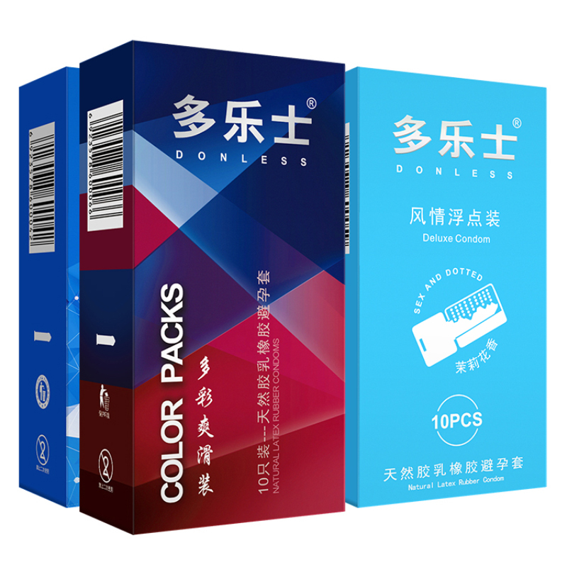 多乐士30只避孕套风情浮点彩多爽滑经典超薄安全套组合参数