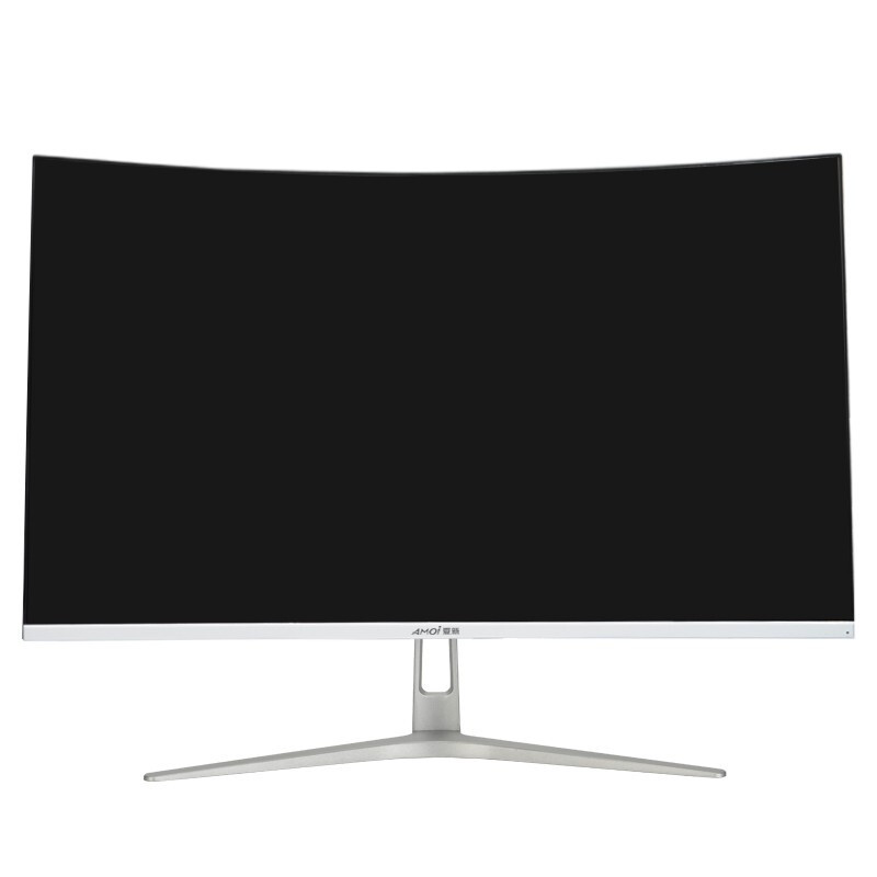夏新amoi32英寸曲面白色75hz电脑显示器高清护眼ips家用办公电竞游戏