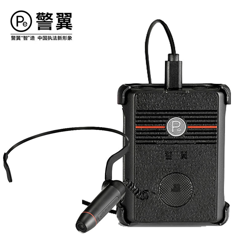 警翼X1执法记录仪1080P高清夜视头戴外摄腰间佩戴防水防灰尘A303款32G版高清大图