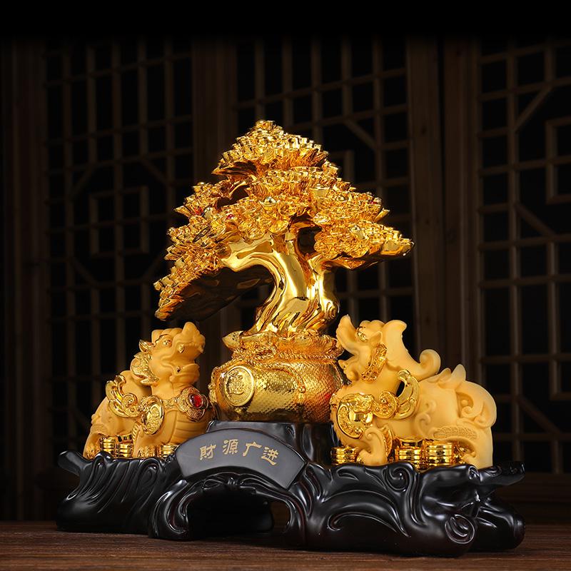 家柏饰(CORATED)貔貅摆件玄关店铺新店前台吧台装饰开业礼品高清大图