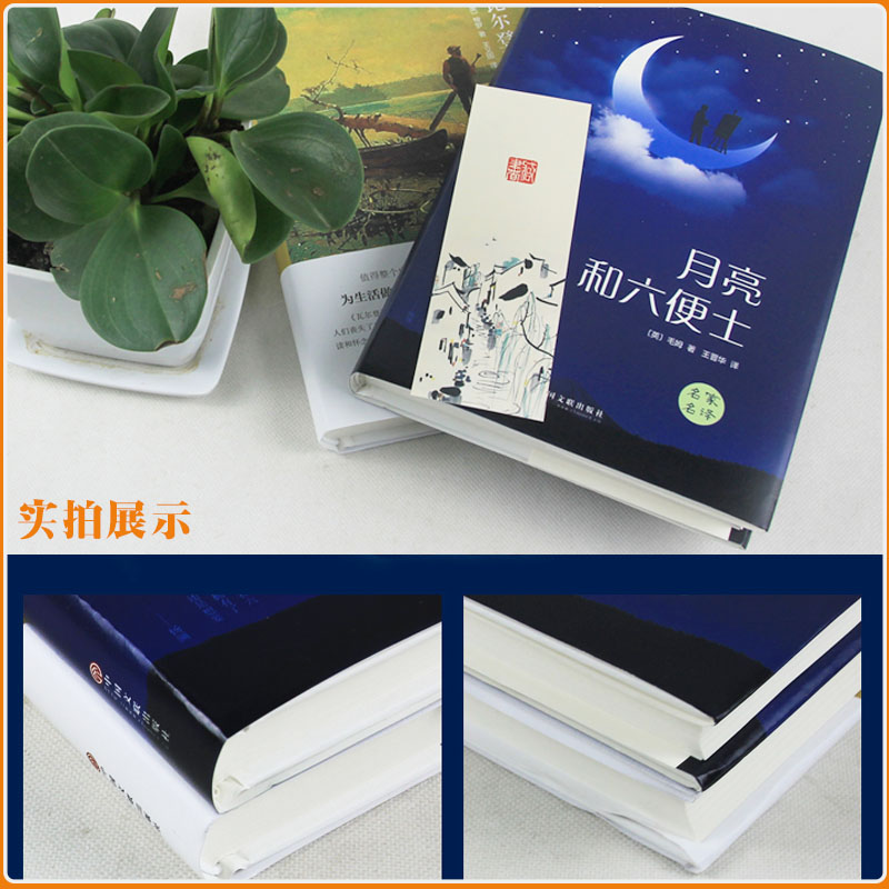 [正版]2册世界名学名著瓦尔登湖+月亮和六便士毛姆全中文版现当代自然文学典范名家名译 经典完整流畅好读圣经心灵探索书籍高清大图