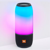 JBL Pulse3 音乐脉动3 炫彩蓝牙小音箱 低音炮 便携迷你音响 防水设计 可免提通话 黑色