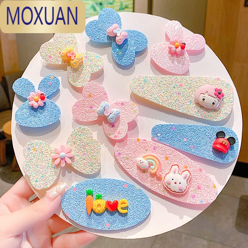MOXUAN儿童魔术贴刘海魔法贴后脑勺小宝宝发卡碎发整理器女童头饰发饰