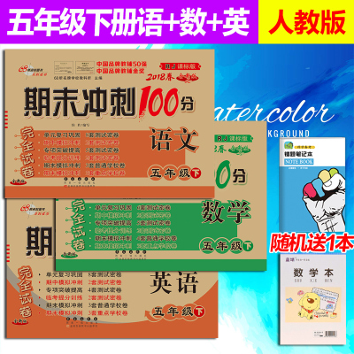 正版2018春期末冲刺100分小学五年级下册试卷