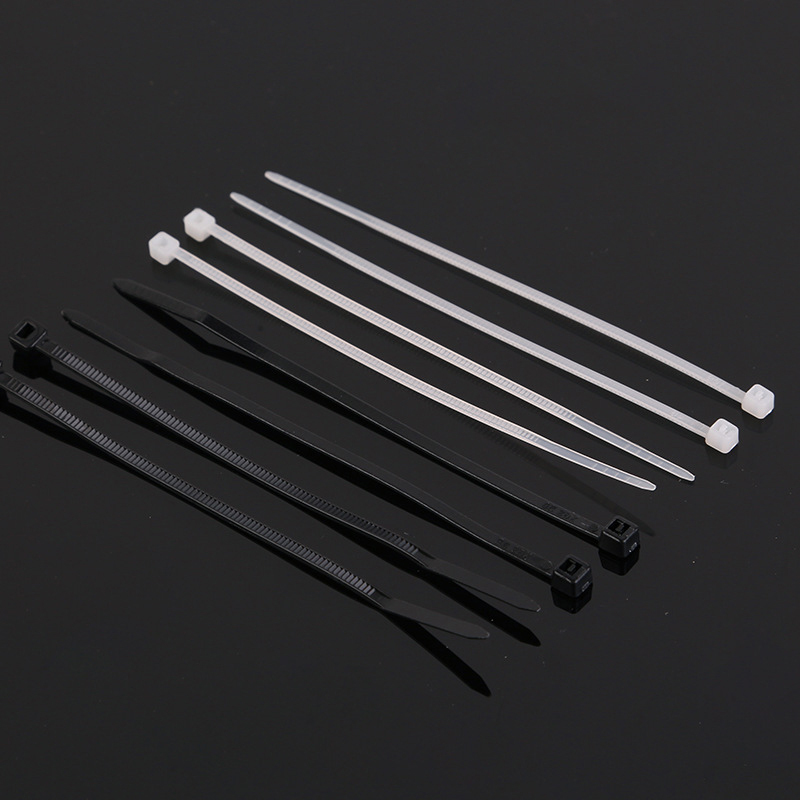 XPWY河北鑫鹏 自锁式尼龙扎带 PA66材质 线缆扎带包装带 白色 5*200mm 500根/包