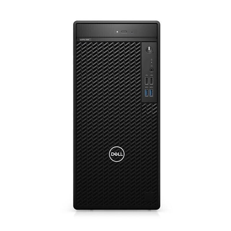 戴尔(DELL)OptiPlex3080MT 商用台式电脑主机（I3-10100 8GB 1TB 2G独显 DVD刻录 W10H）