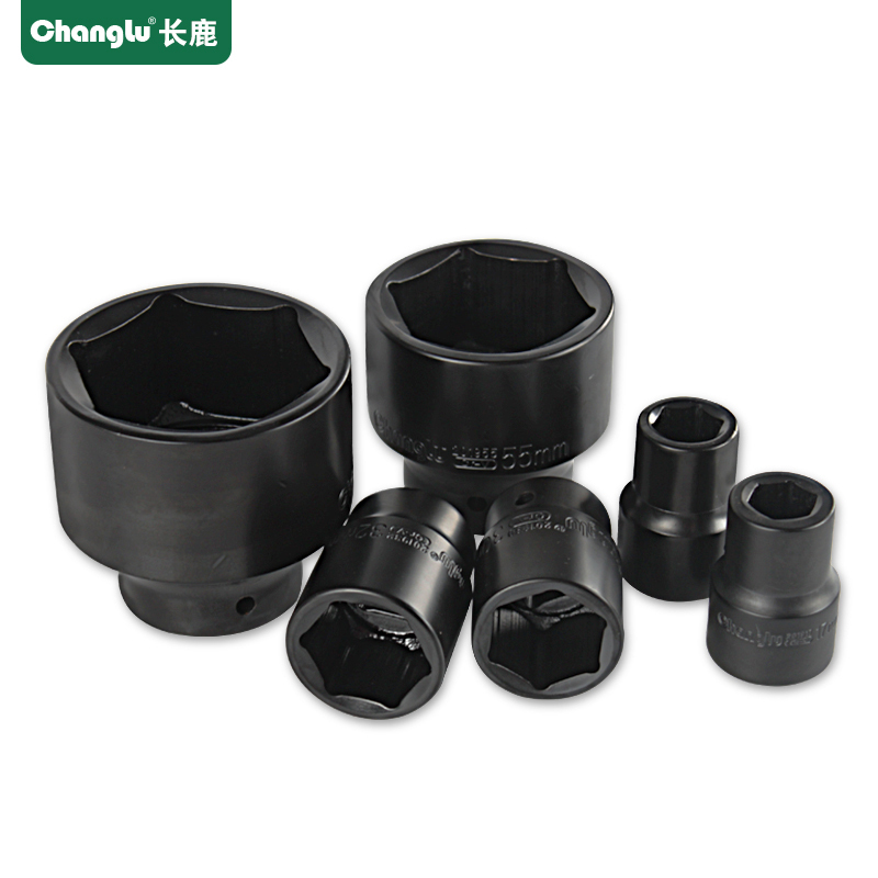 Changlu/长鹿3/4寸方手动电泳六角重型套筒19mm系列3/4寸21mm