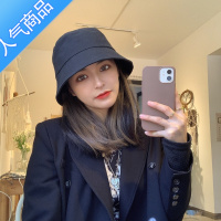 SUNTEK网红水桶帽女韩版百搭日系渔夫帽春夏遮阳防晒帽子女遮脸潮牌盆帽