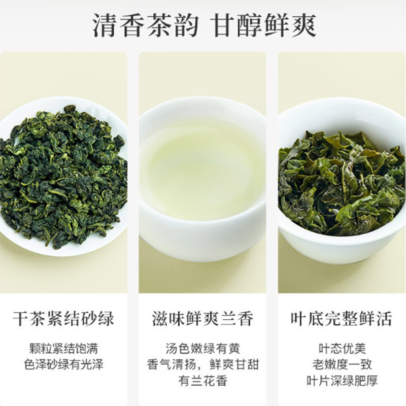 八馬茶業 AA1268 小清新1号 铁观音清香型乌龙茶 茶叶礼盒装252g 货期5-10天高清大图