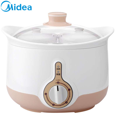 美的(Midea)电炖锅 WBZH22A 一锅三胆 使用灵活 操作简便 电炖盅煲汤锅燕窝炖盅