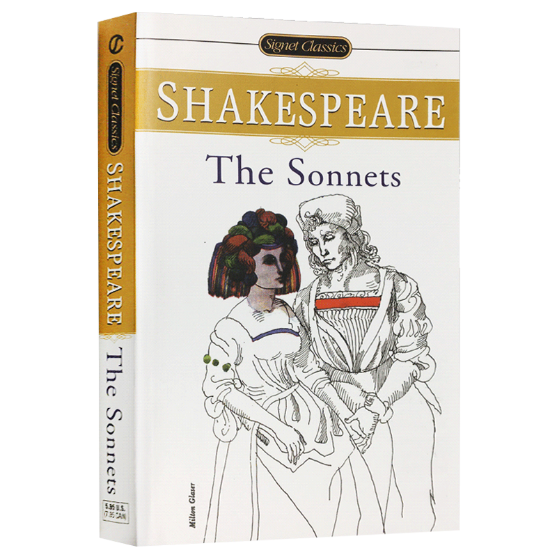[正版]莎士比亚十四行诗 英文原版 Shakespeare: The Sonnets 课外阅读 搭四大喜剧 四大悲剧高清大图