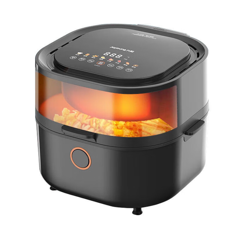 九阳(Joyoung)KL55-VF781空气炸锅5.5L大容量家用多功能彩屏触控可视窗口炸薯条机