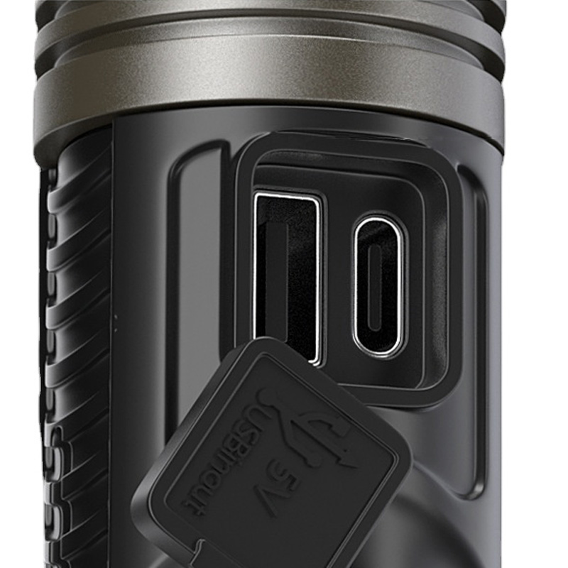 苏识 SS-106 3.7V 手电筒变焦LED白激光30W强光手电筒 (计价单位:个) 黑灰色高清大图