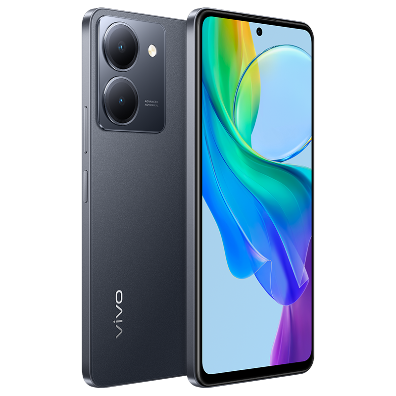 vivo Y77t 12GB+256GB 皓夜黑 5G全网通新品手机天玑7020强劲芯5000万超清主摄5000mAh44W快充拍照游戏学生智能手机