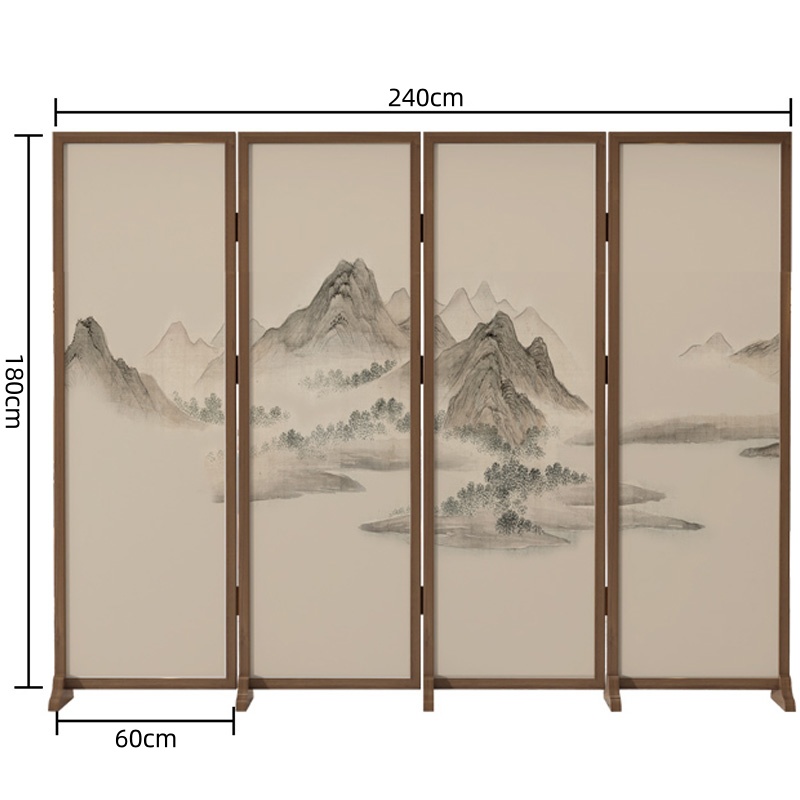 豫龙都折叠屏风四扇个高清大图