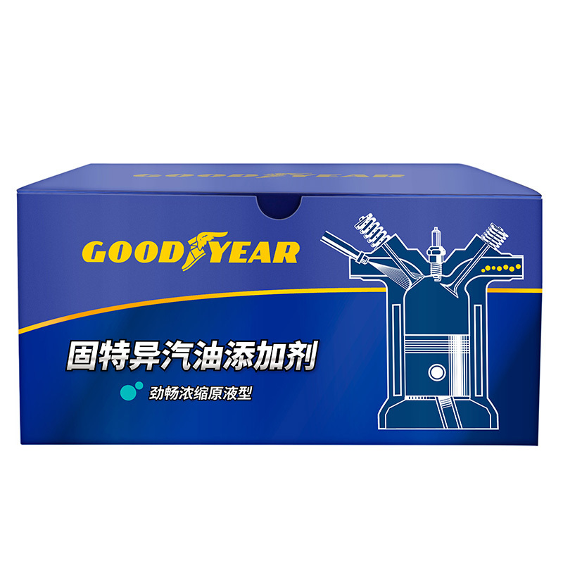 美国固特异 Goodyear 劲畅浓缩原液型燃油宝汽油添加剂燃油清净剂除积碳节油宝清洁剂 6瓶铁罐整盒装