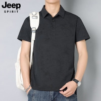 Jeep spirit 短袖男夏季宽松商务休闲polo衫男装翻领薄款半袖T恤