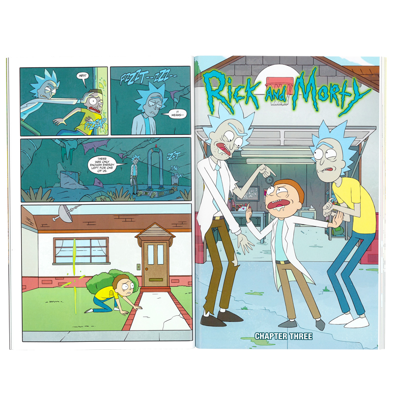 [正版]瑞克和莫蒂漫画1-3合订本 英文原版 Rick & Morty Slipcase 扎克戈尔曼 精装 高分神作高清大图