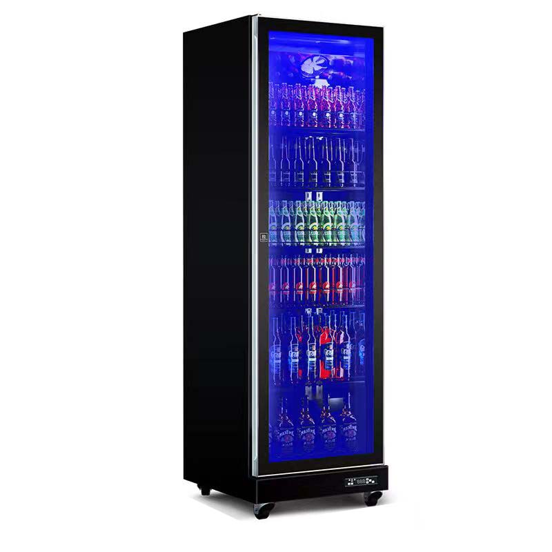 星星(XINGX)IVGC-1D-6520W电热丝款商用冷藏展示柜冷藏大容量风冷无霜立式饮料柜 便利店超市酒吧全屏啤酒柜