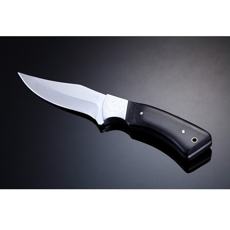 户外多功能直刀 战术军工刀 龙骨一体高硬度求生小直刀 多功能野营