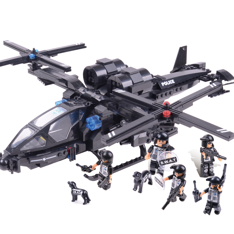 益智拼装拼插积木c0410机甲联盟之2合1变形机器人圣龙骑士390pcs视频