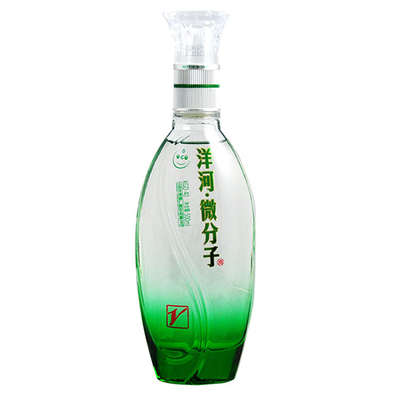 洋河(YangHe) 微分子小V33.8度 单瓶装白酒 500ml 绵柔浓香型