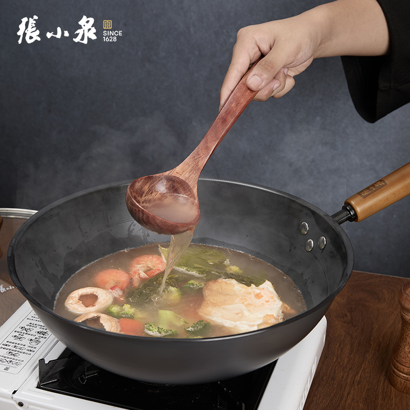 张小泉 食刻深层防锈 铁锅 C32860100 32cm高清大图