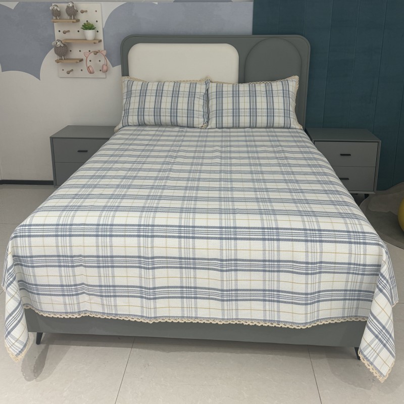 安琪尔亚麻凉席三件套200*230cm套