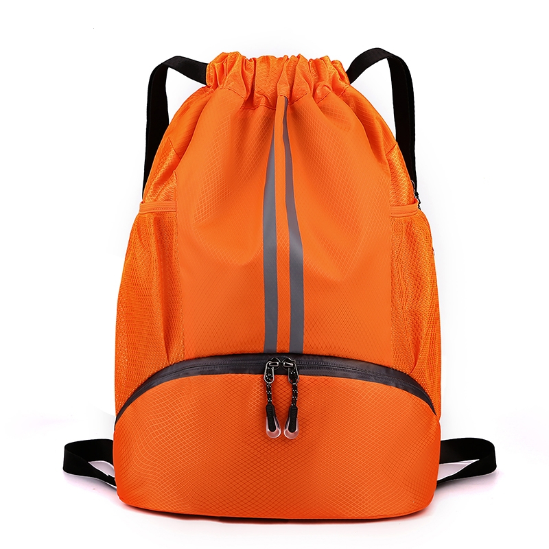 闪电客篮球包训练背包束口袋抽绳游泳收纳包干湿分离运动抽带双肩篮球