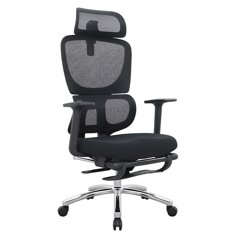 鑫龙悦办公椅黑色把高清大图