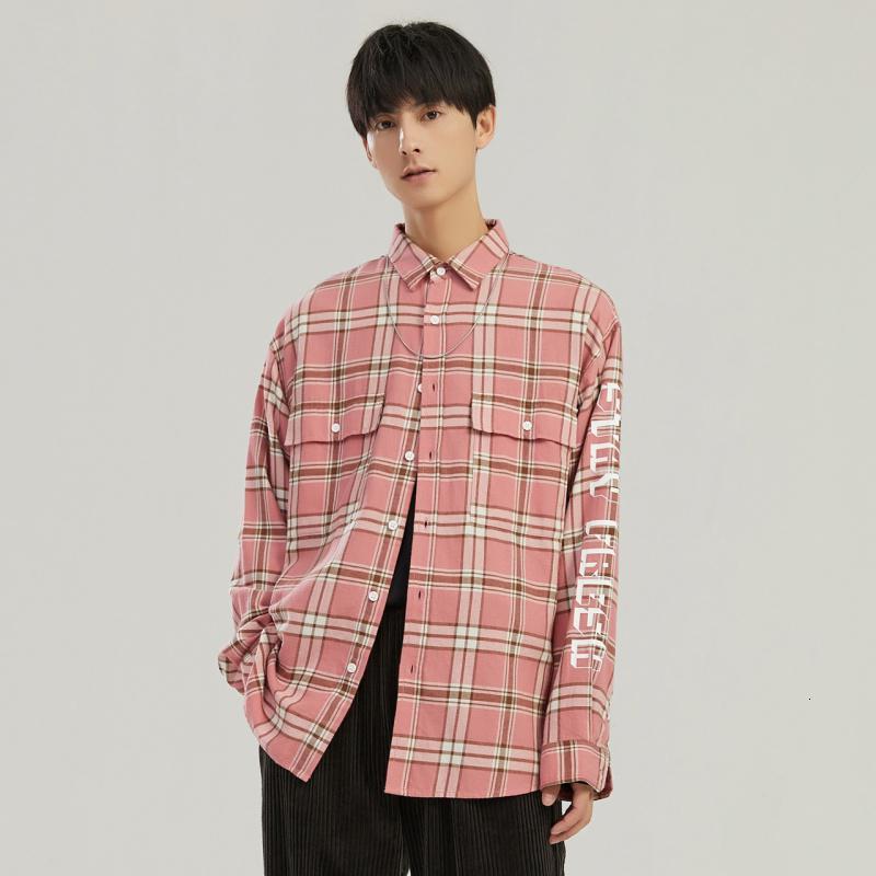 好货直降价119可叠券美特斯邦威格子衬衫男新款秋休闲廓形感格纹长袖